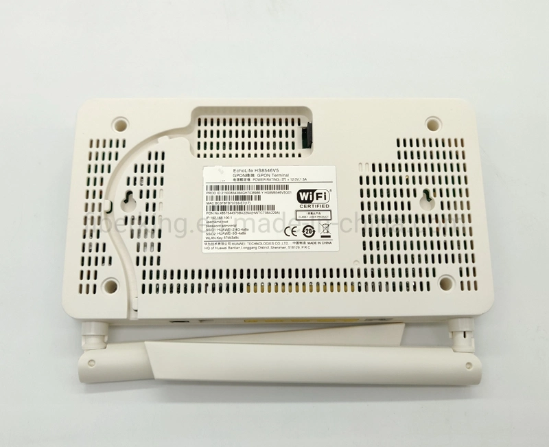 Router WiFi FTTH Ontario ONU HS8546V5 Gpon Xpon Epon del modem di prezzo franco fabbrica con il terminale di rete ottico 4ge+1pots+1USB+WiFi